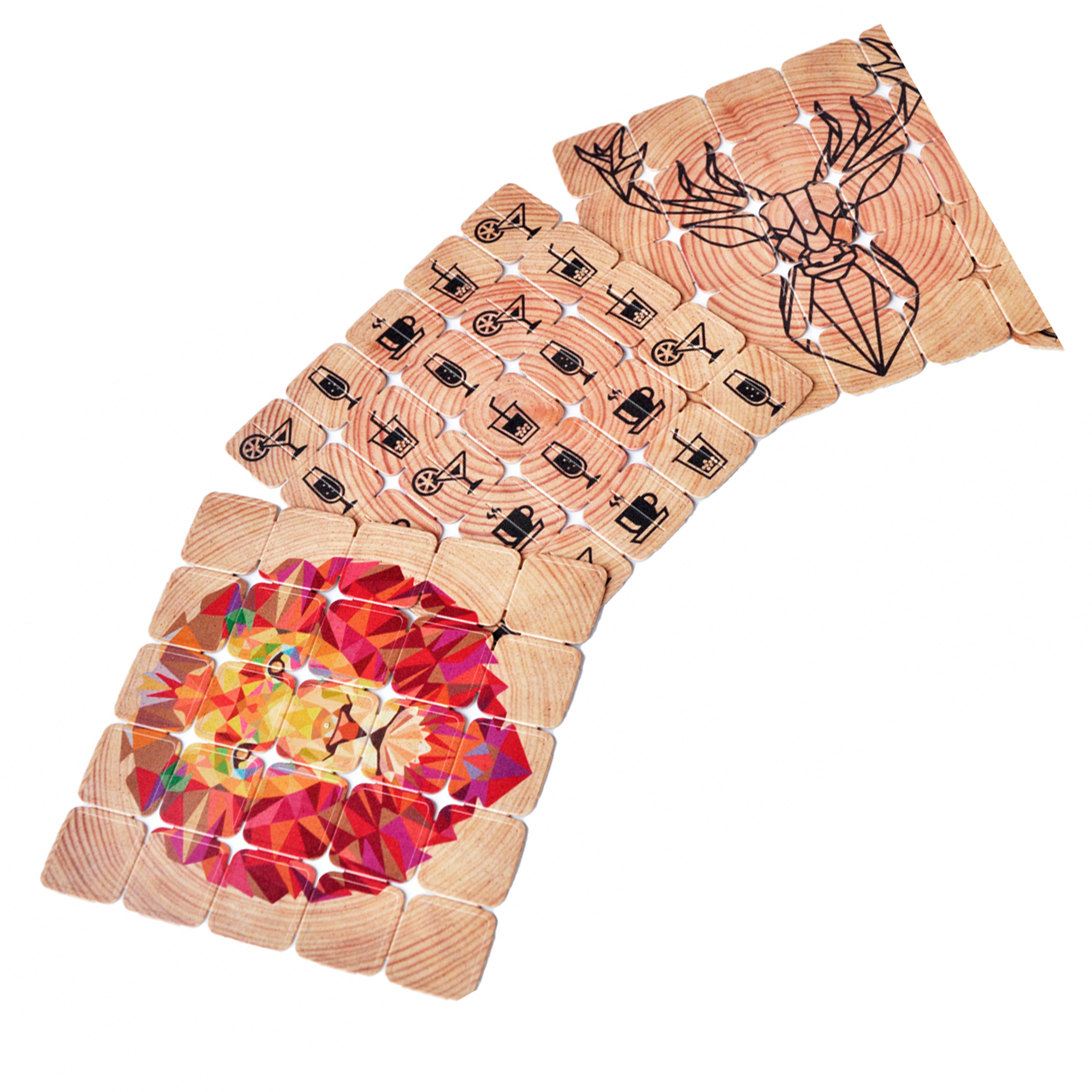 Wooden Festival Tokens bedrukken met logo