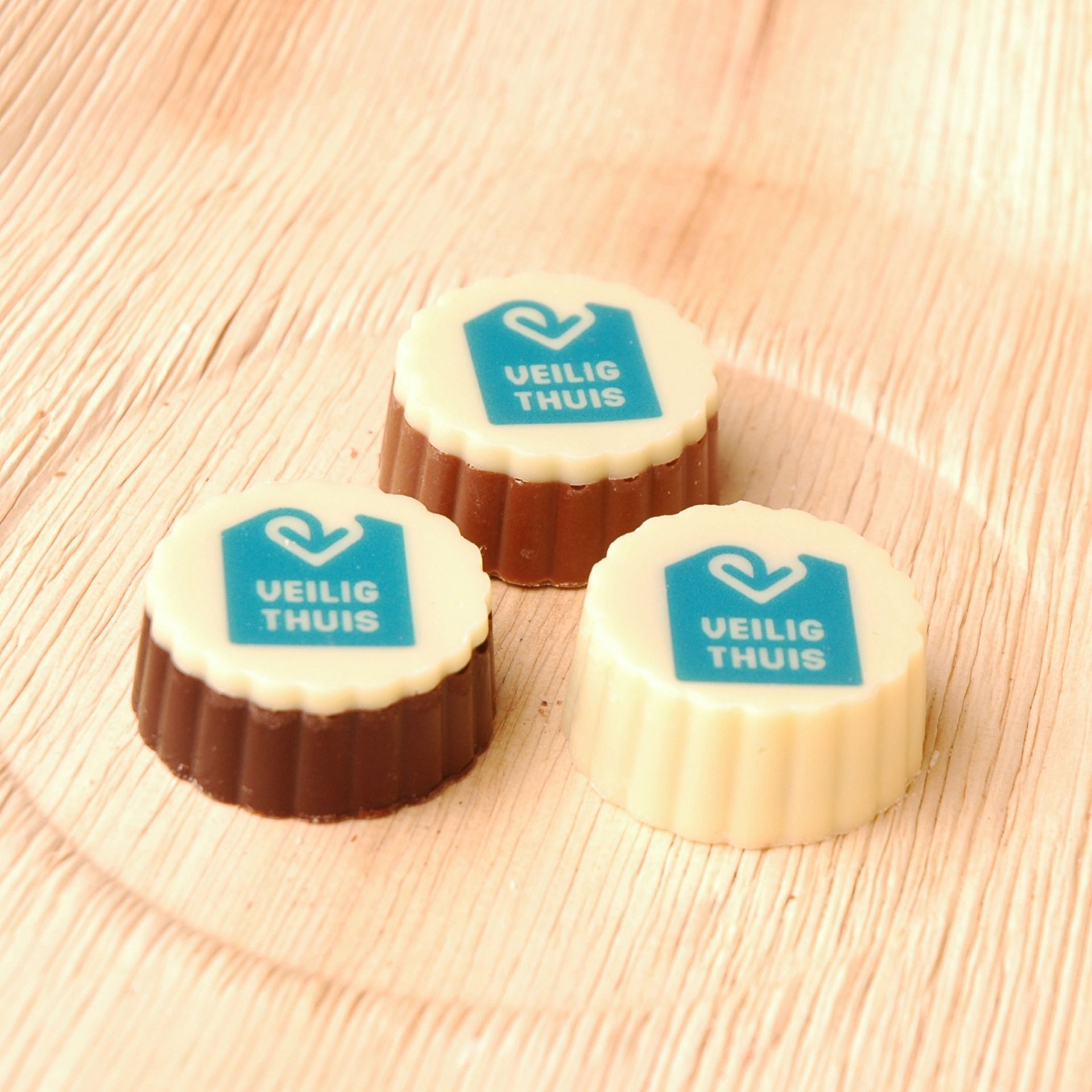 Logobonbons rond bedrukken met logo