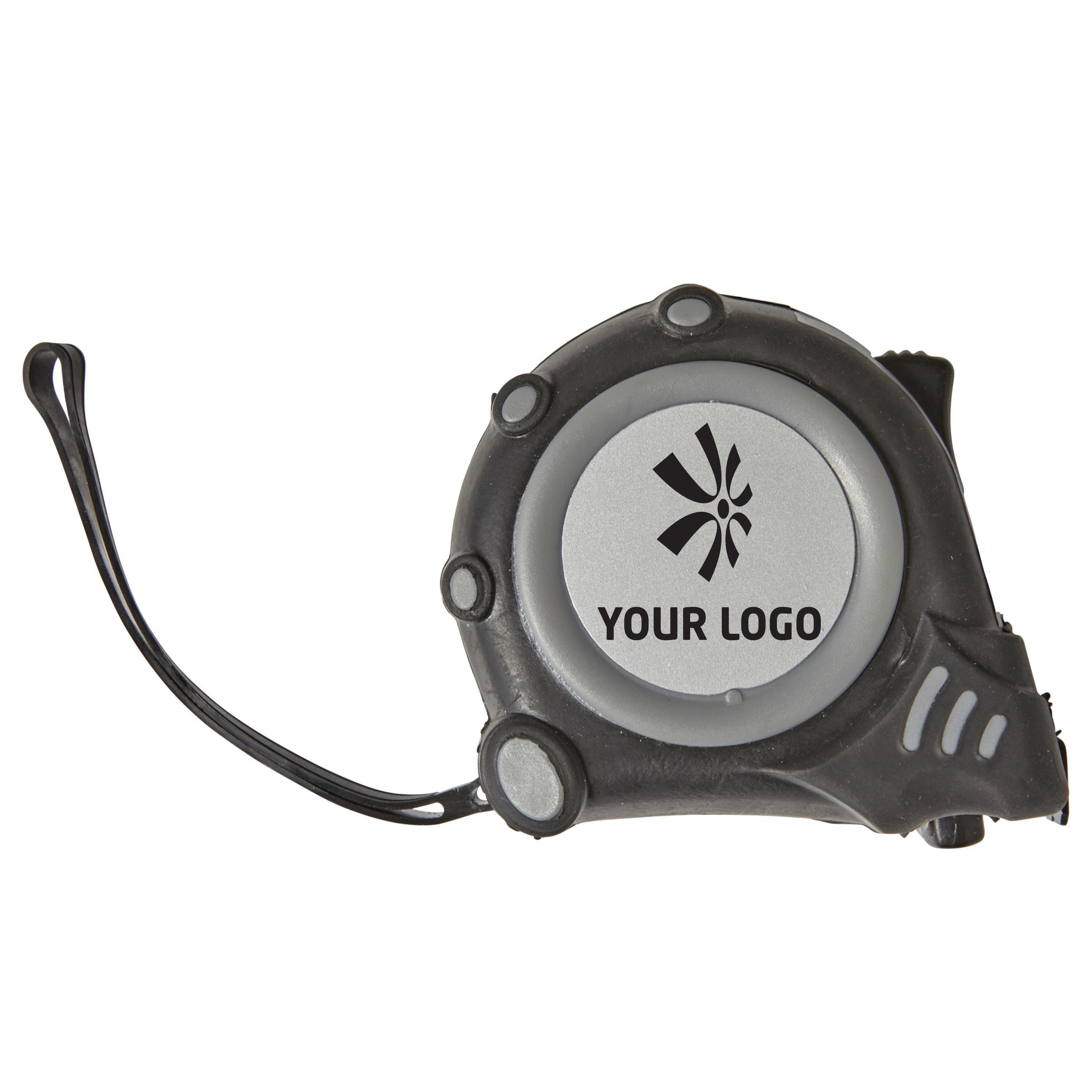 Rolmaat met inches en centimeters (3 m) bedrukken met logo