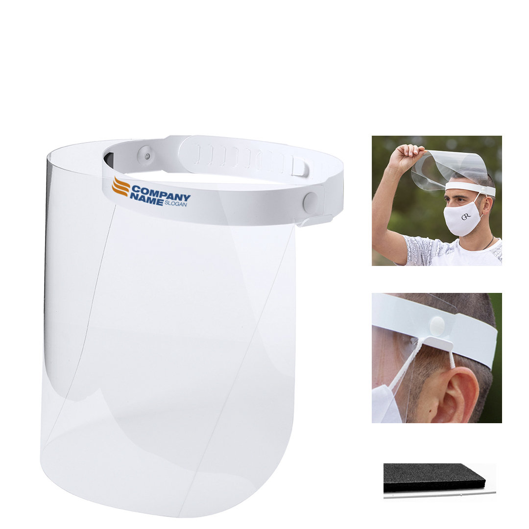 FaceShield gezichtsscherm bedrukken met logo