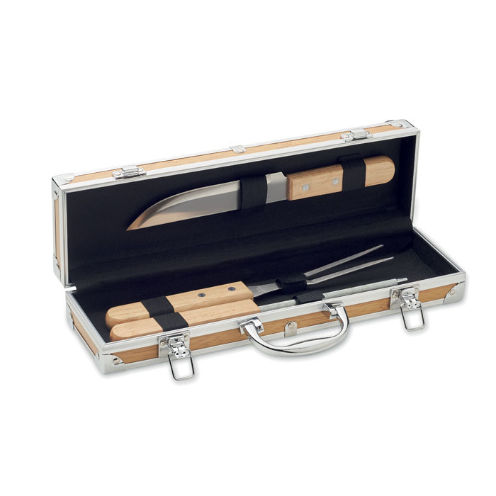 Roestvrij stalen barbecue gereedsc bedrukken met logo