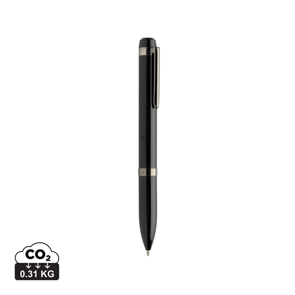 Swiss peak OSLO recycled rvs deluxe pen bedrukken met logo