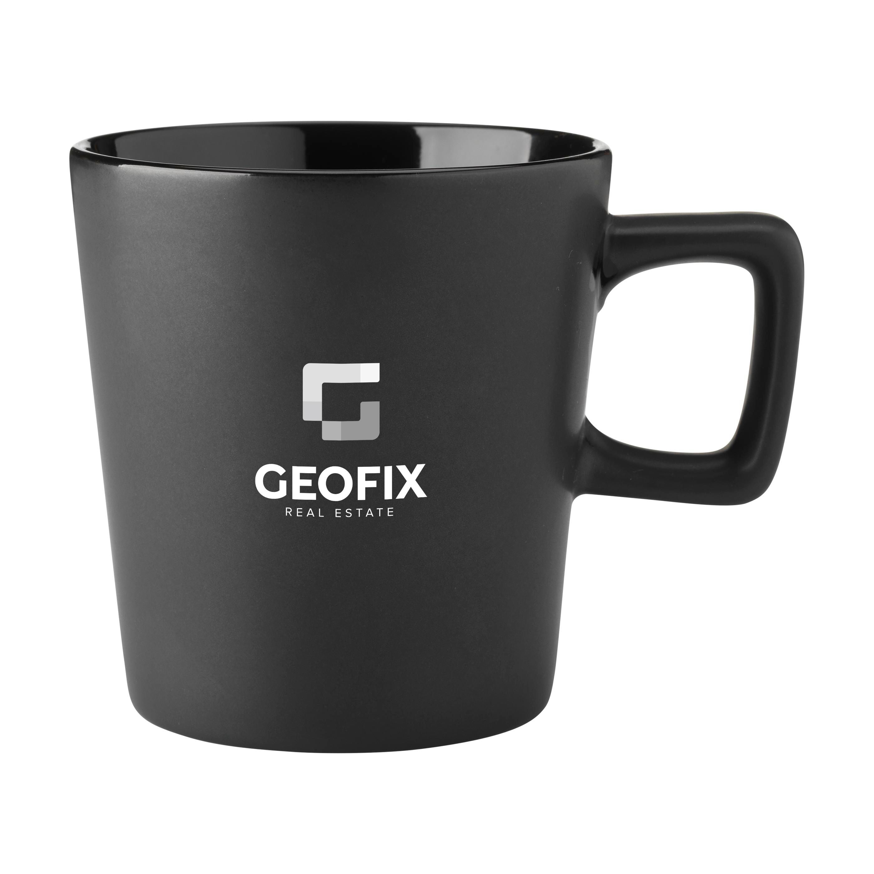 Calvin Mug Black 290 ml mok bedrukken met logo