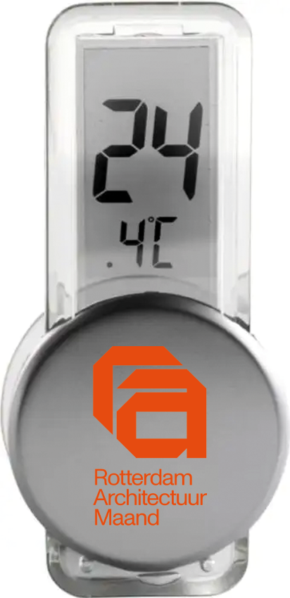 WindowSuction thermometer bedrukken met logo