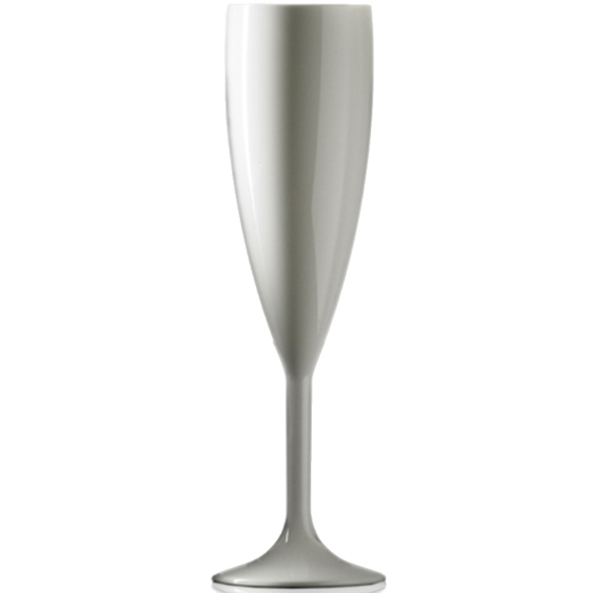 Champagneglas 19 cl wit bedrukken met logo