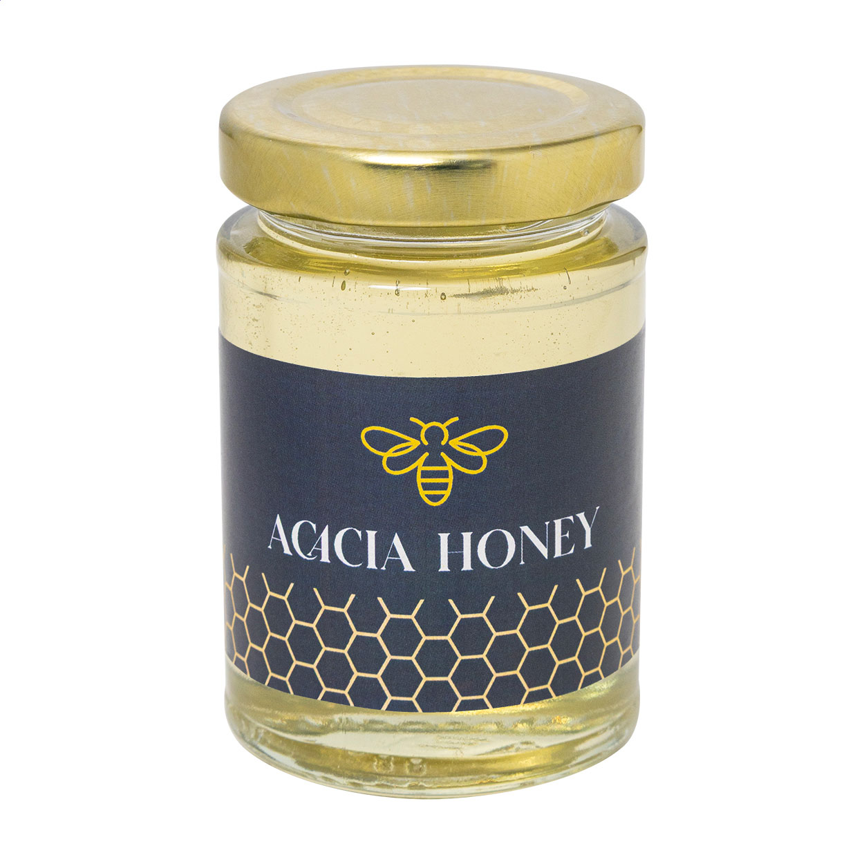 Acahon M acaciahoning, 135 gr bedrukken met logo
