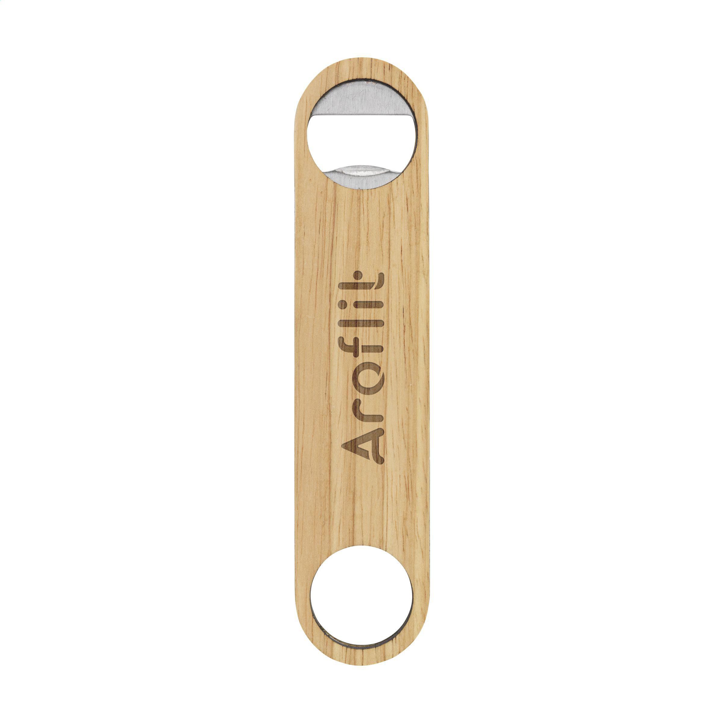 Kanabi Bamboo Opener flesopener bedrukken met logo