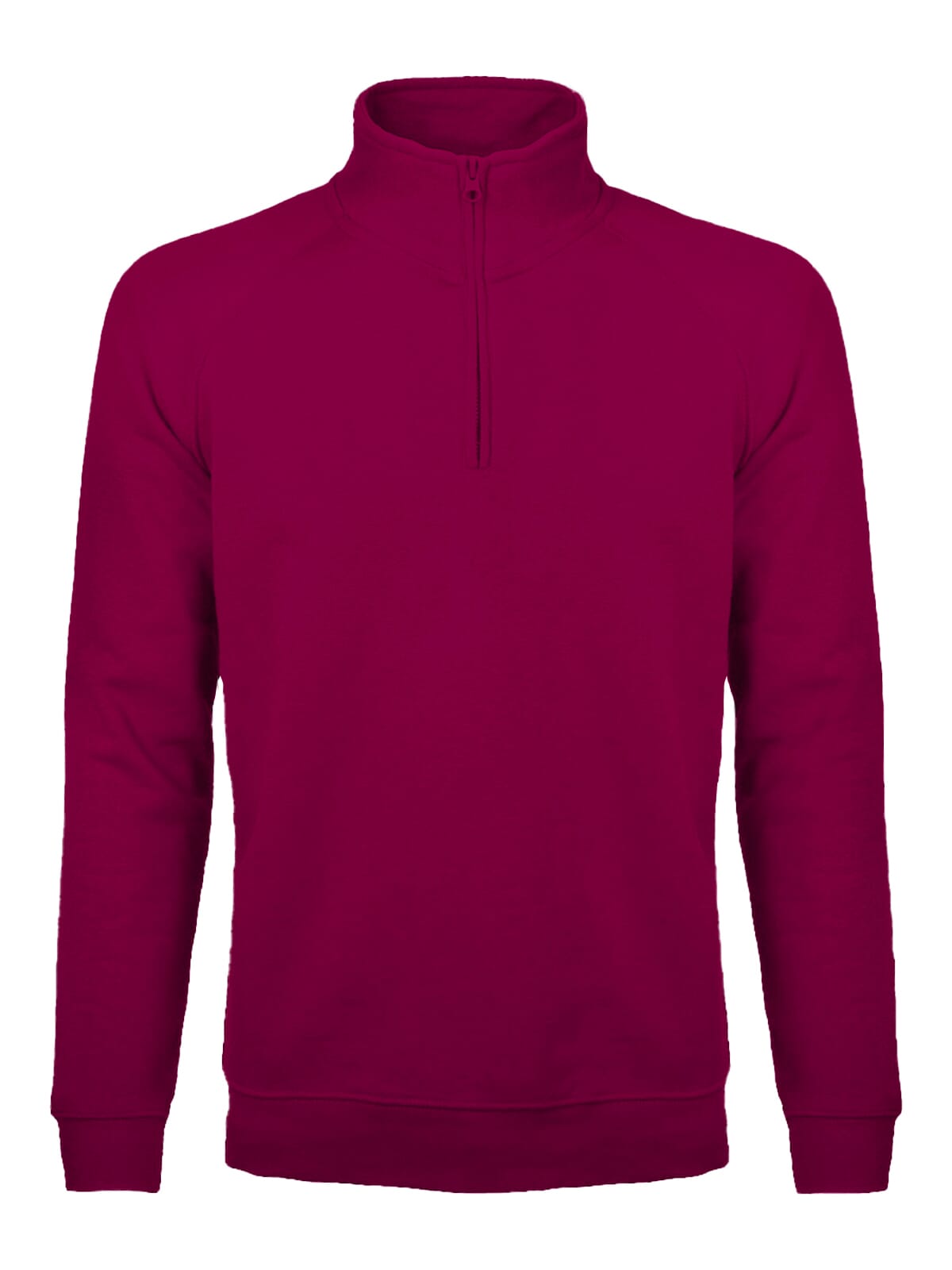 BS Sirio Sweater Half Zip, 280gr/m2, 70% Cotton/30% Polyester bedrukken met logo