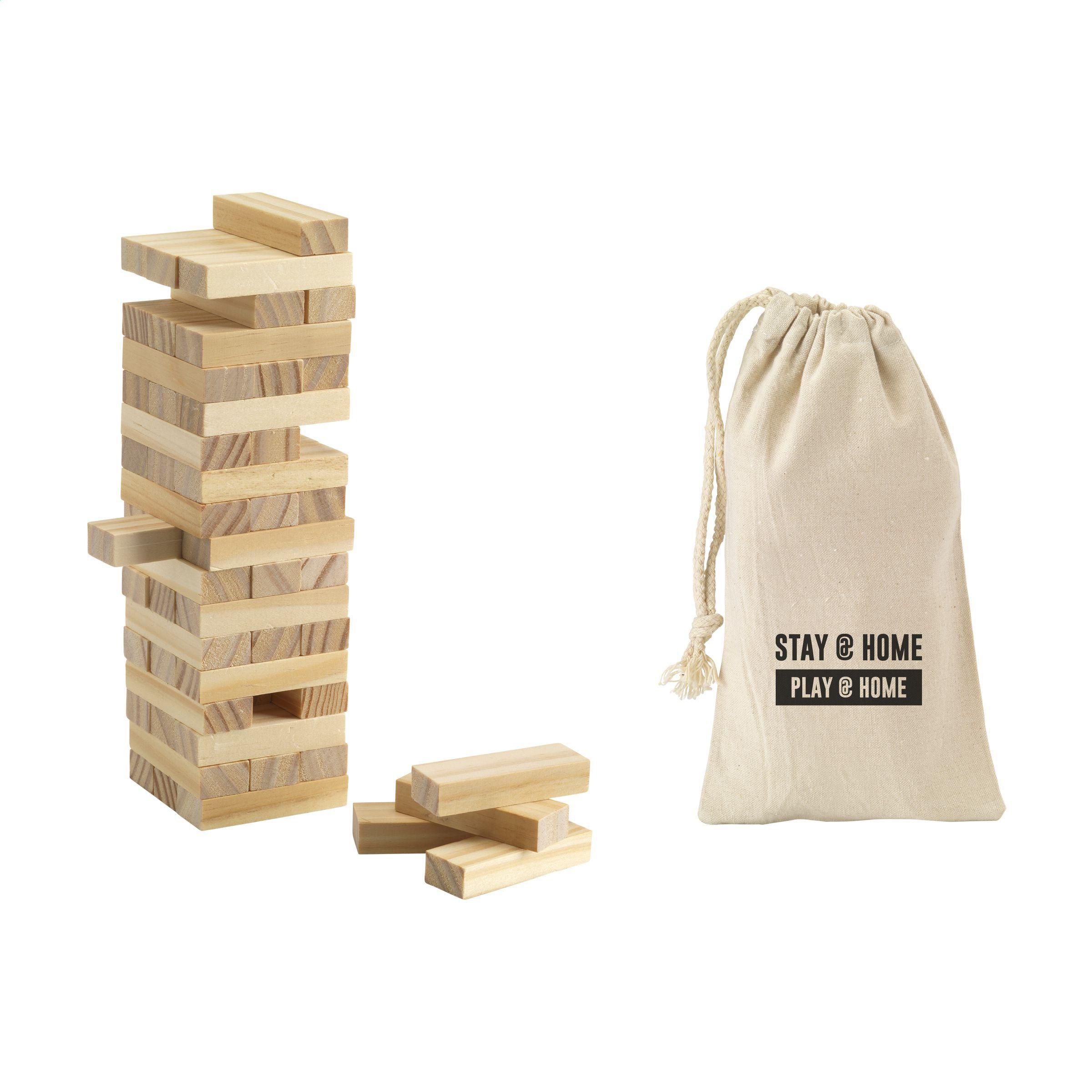 Toren van Pisa Jenga spel bedrukken met logo