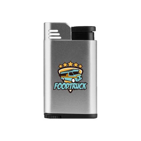 ZORR metaal Quattro Jet Flame bedrukken met logo