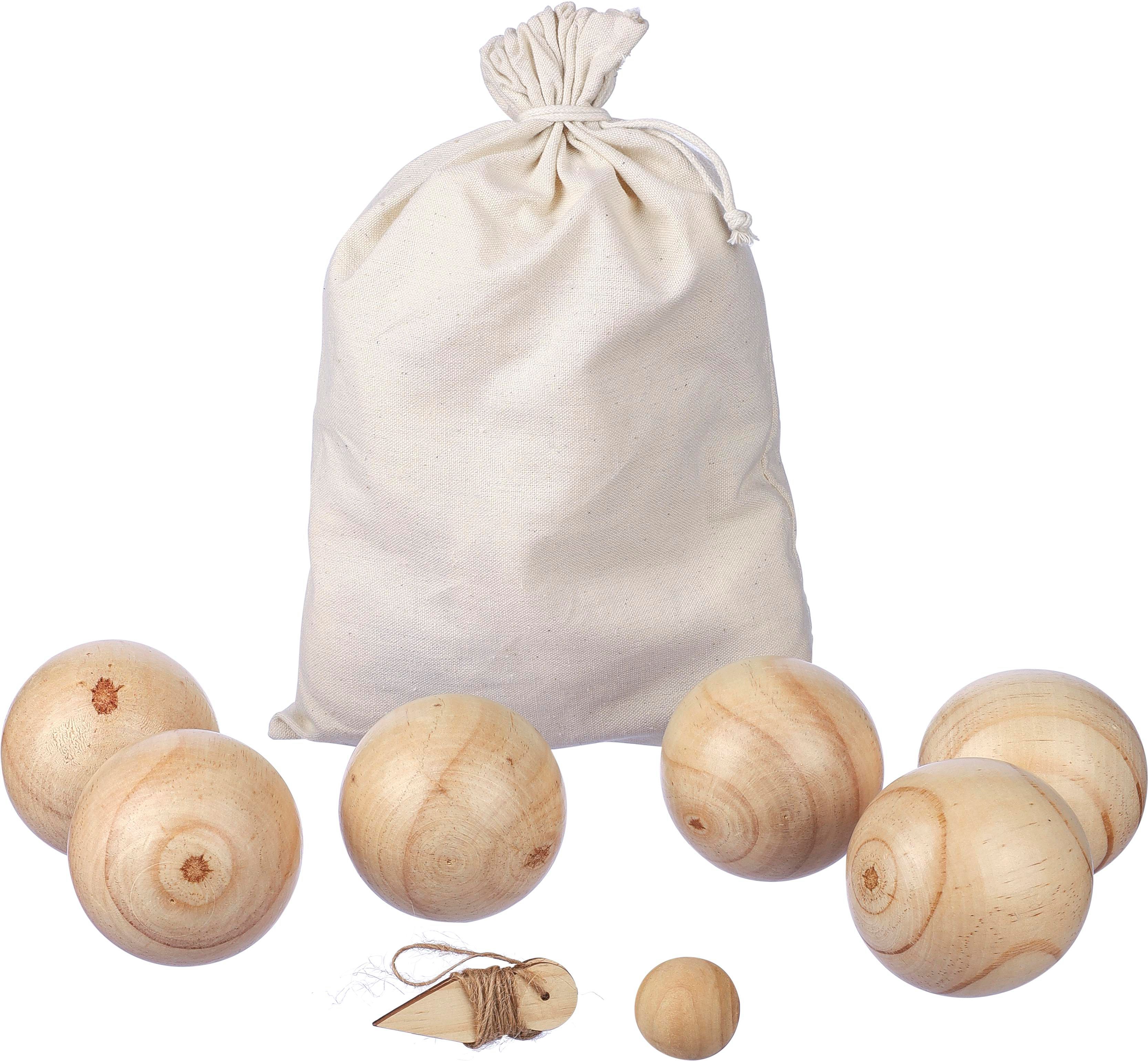 Houten balspelset Quillian bedrukken met logo