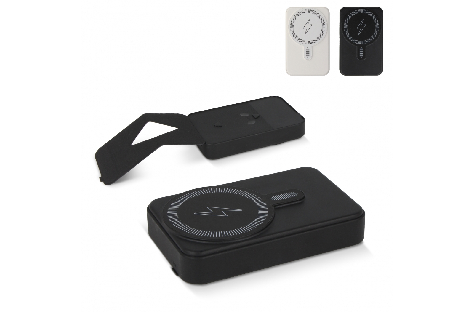 Para Wireless charging powerbank 10.000 mAh bedrukken met logo