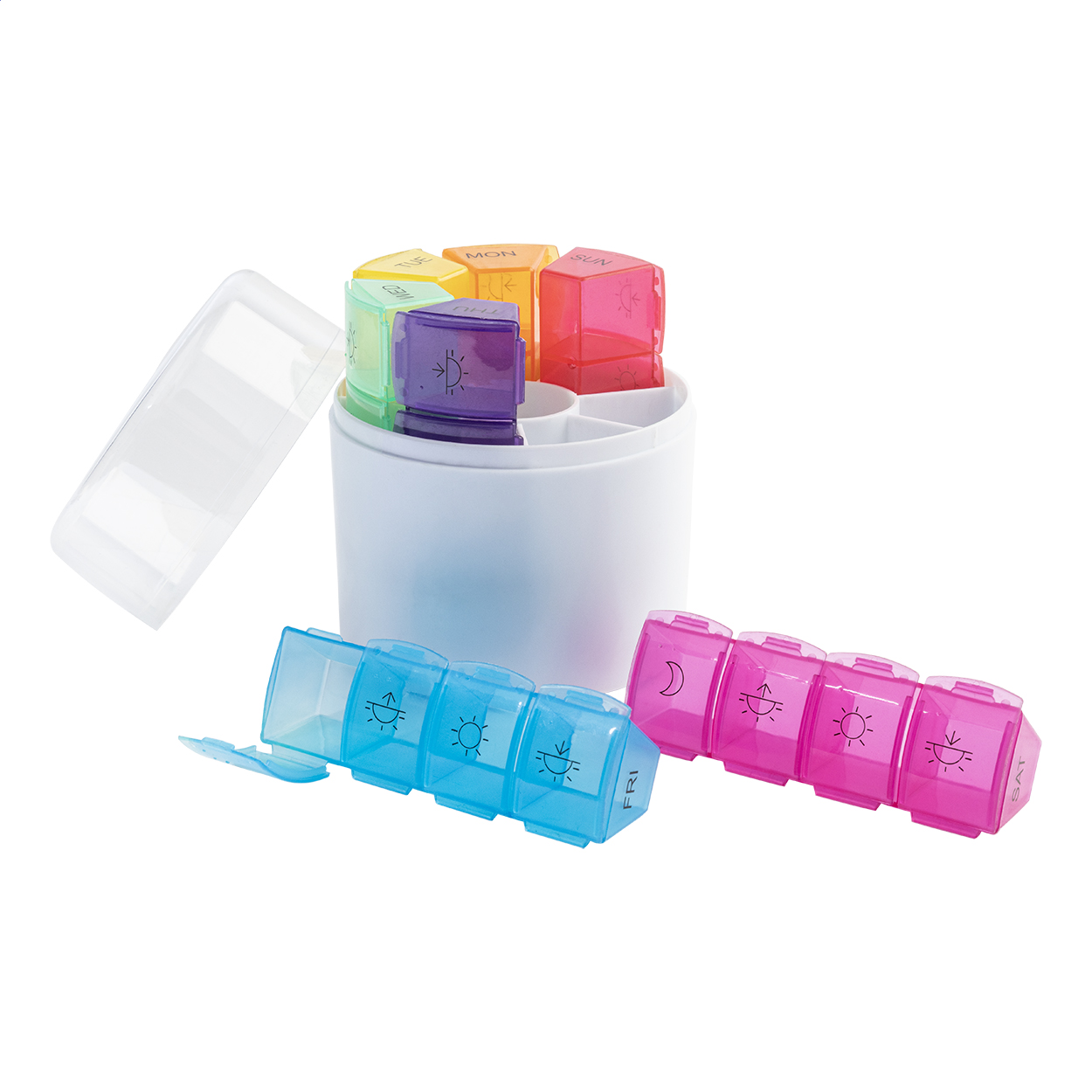 Everypill RABS pillbox set bedrukken met logo