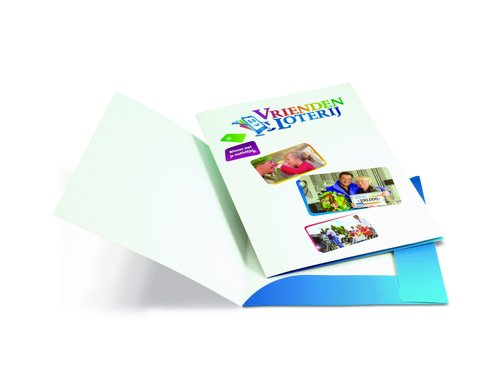 Standaard presentatiemap A5 bedrukken met logo