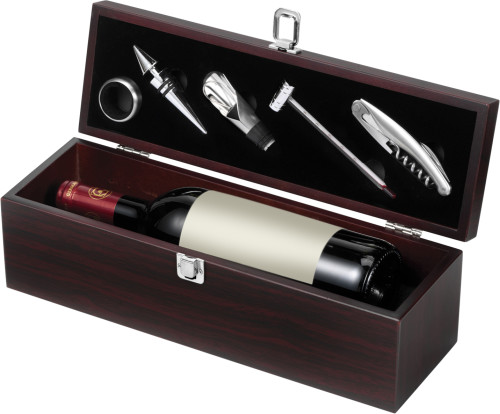 WineBox 6-in-1 wijngeschenkset bedrukken met logo