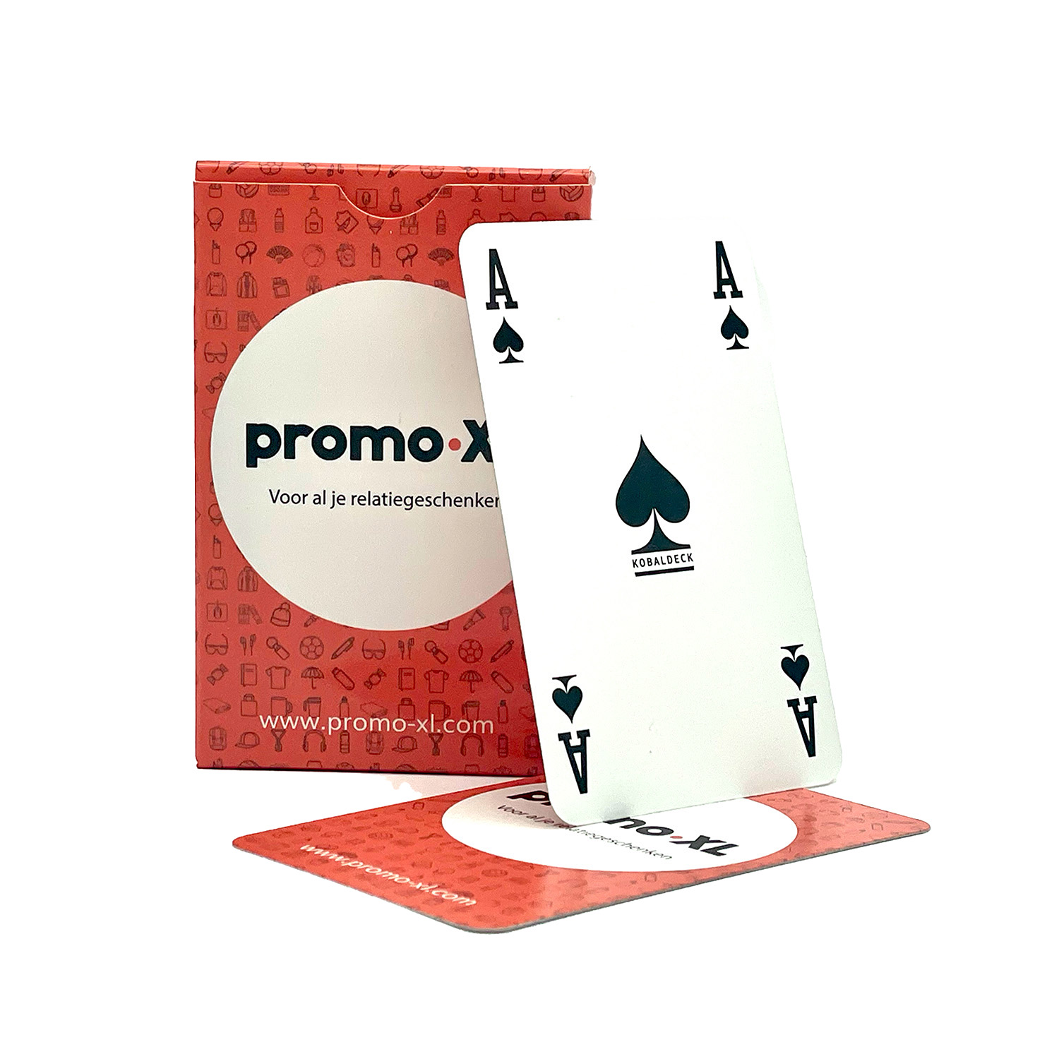 Speelkaarten in doosje bedrukken met logo
