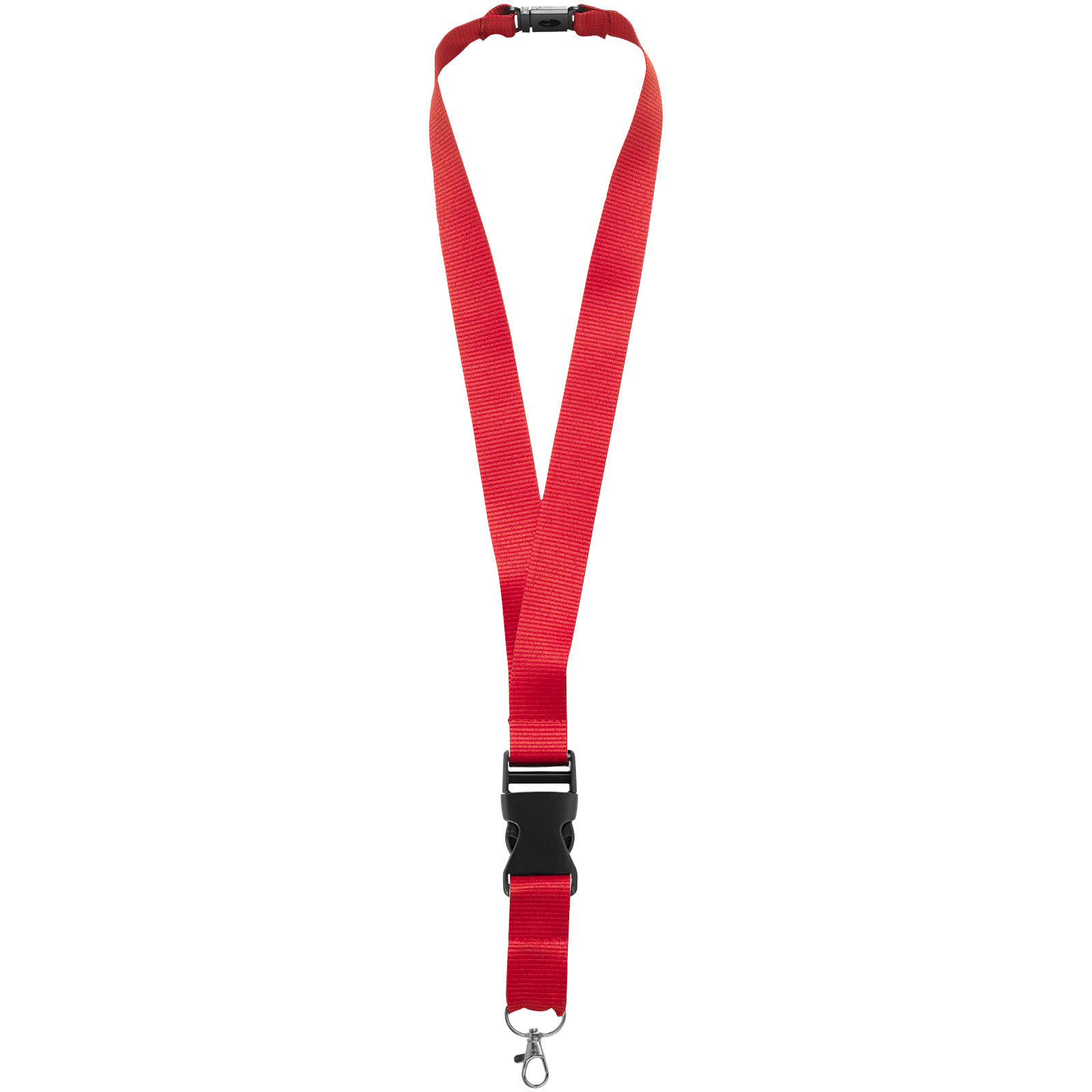 Lanyard met afneembare gesp en veiligheidssluiting (2,5 cm) bedrukken met logo