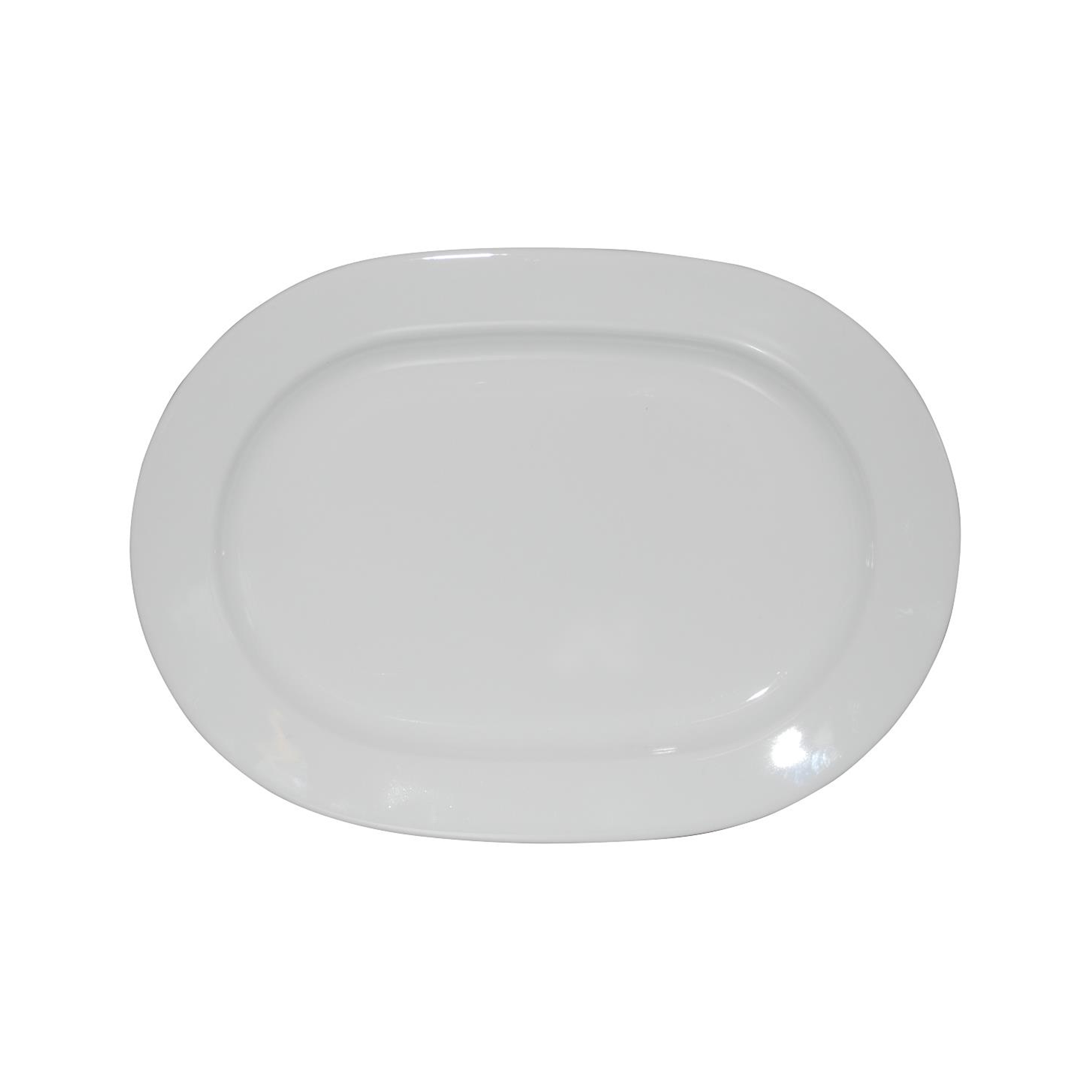 Schaal Eva ovaal wit bedrukken met logo