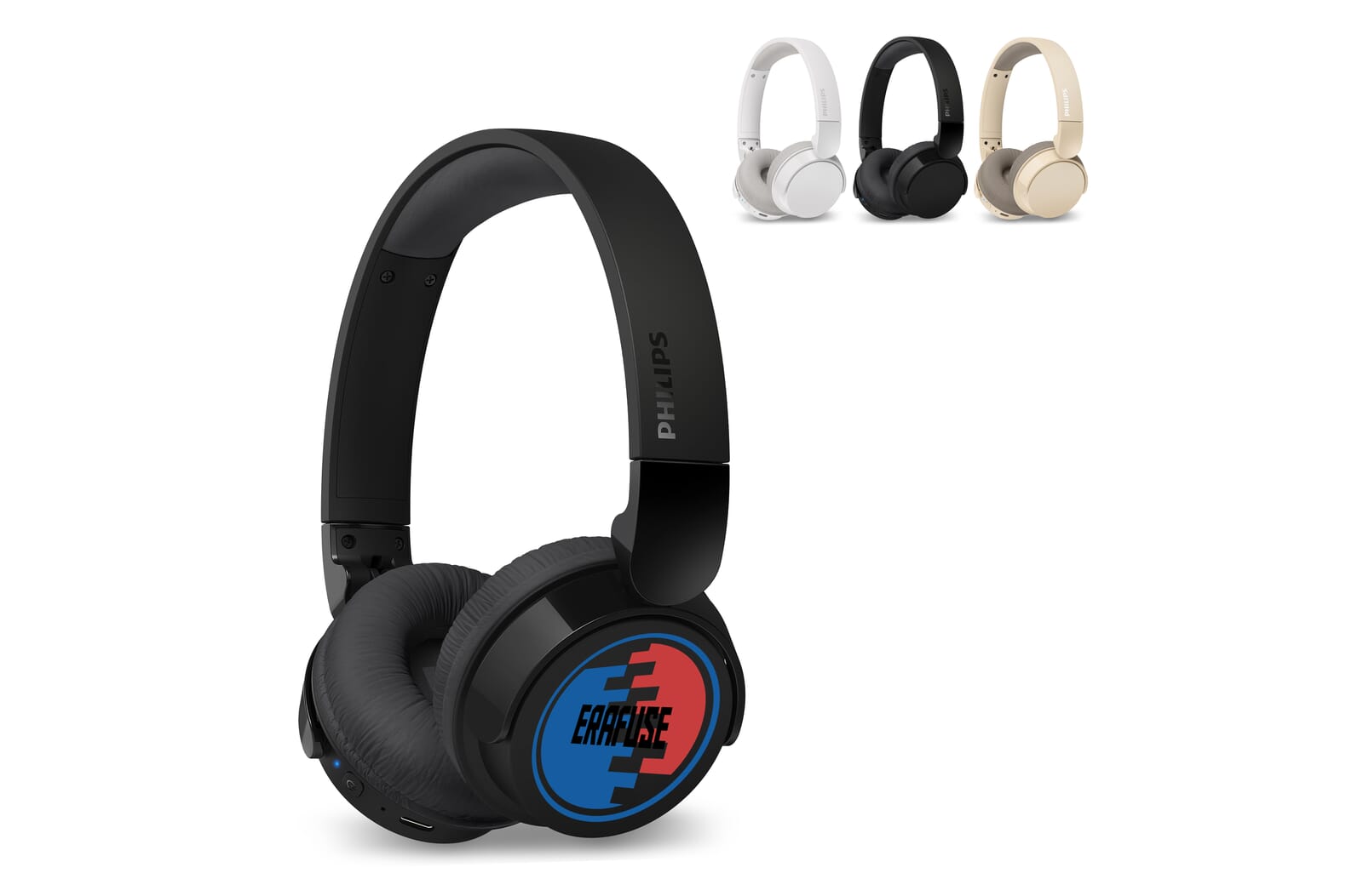 Philips Bluetooth headphone (25 uur speeltijd) bedrukken met logo