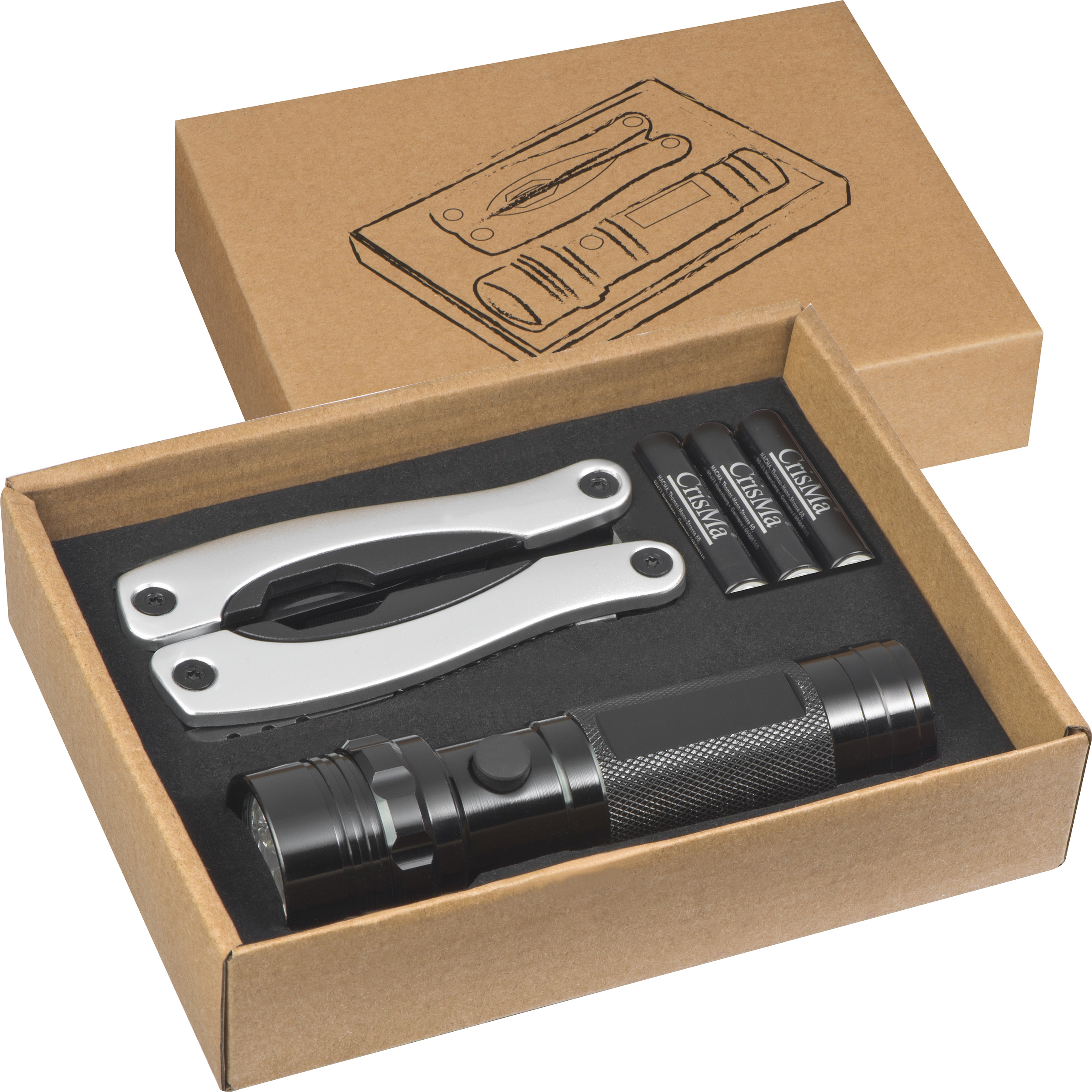 Multitool set bedrukken met logo