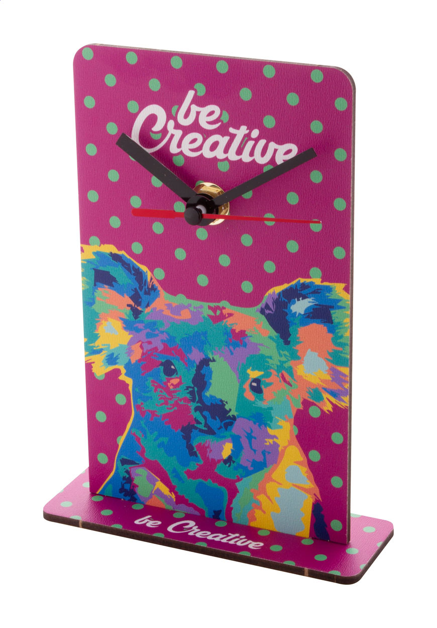 custom made tafelklok bedrukken met logo