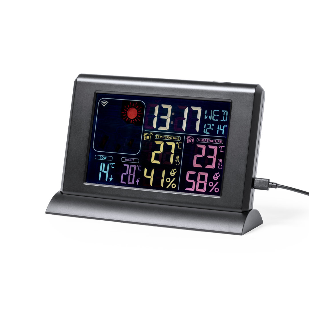 Weerstation Lautar bedrukken met logo
