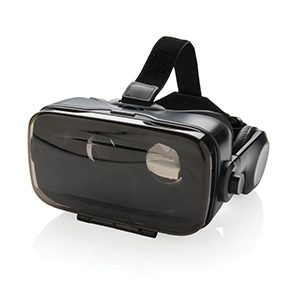 VR-bril met geïntegreerde hoofdtelefoon bedrukken met logo