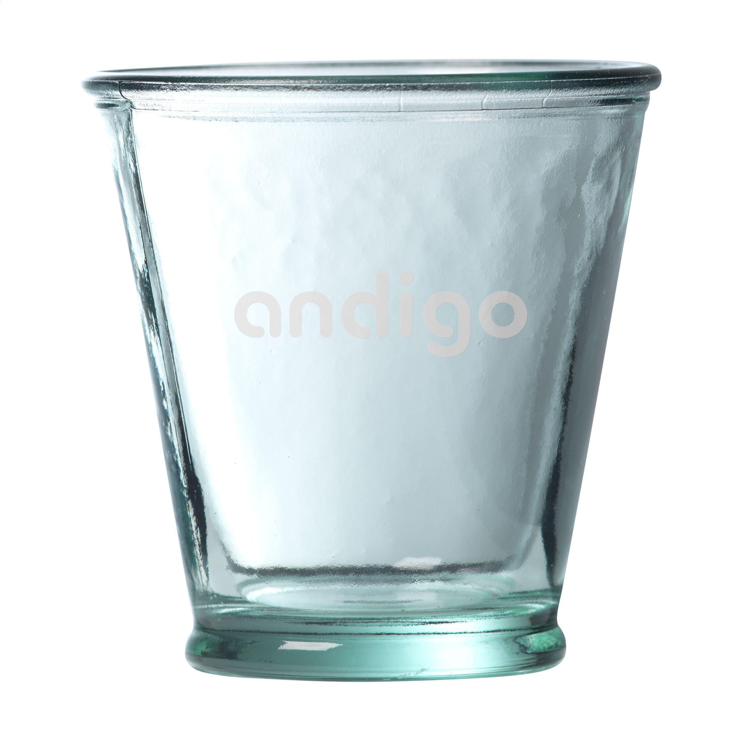 Sevilla Gerecycled Waterglas 220 ml bedrukken met logo