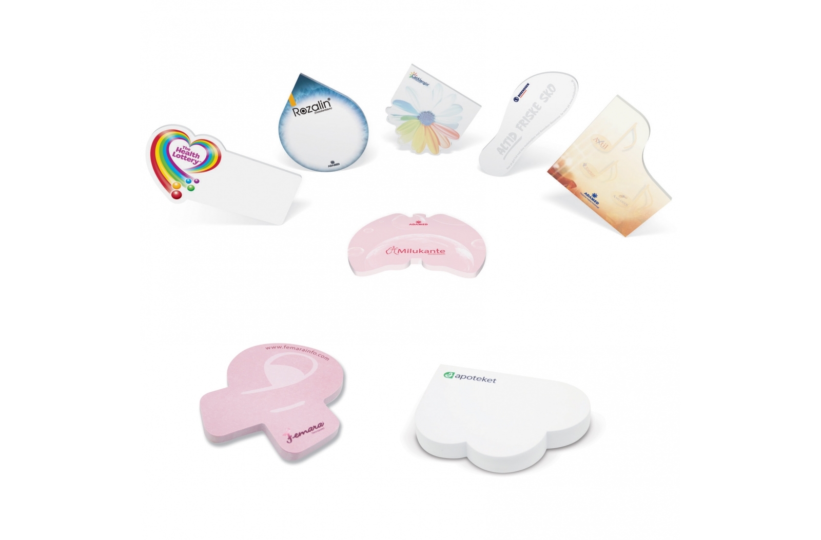 Uruffe Persoonlijke memoformaten bedrukken met logo