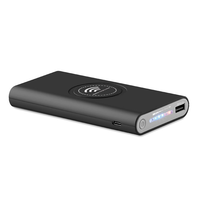 Draadloze powerbank 8000mAh bedrukken met logo