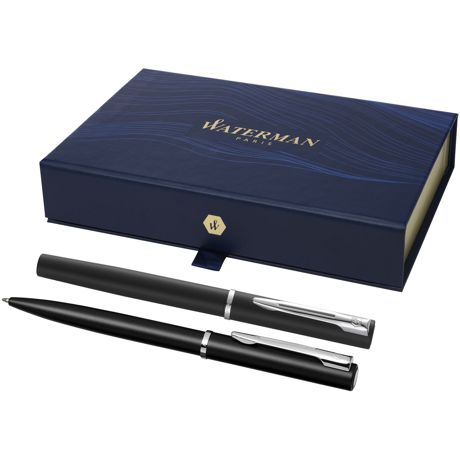 Waterman Allure set van rollerbalpen en balpen bedrukken met logo