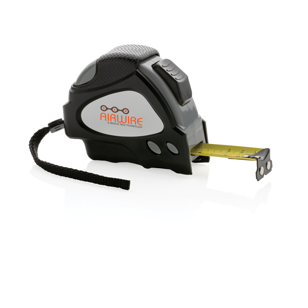 RCS gerecycled plastic Autostop rolmaat 8M/25mm bedrukken met logo