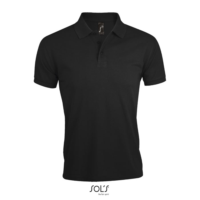 PRIME Heren Polo met Versterkte Naden op Schouders (200g/m²) bedrukken met logo