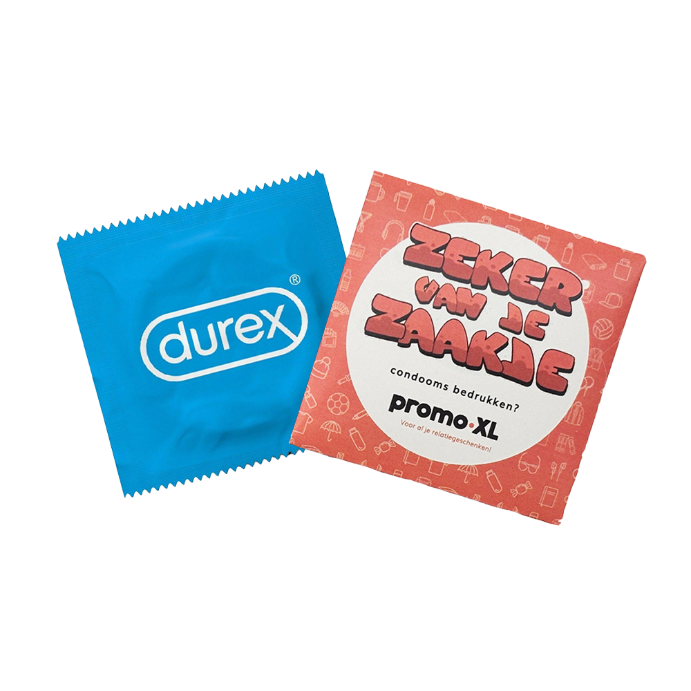 Durex® pocket condooms bedrukken met logo