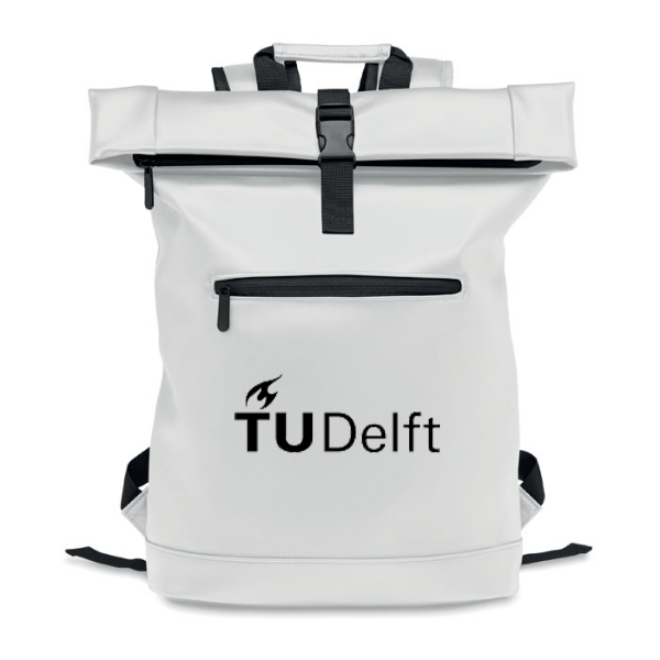 Sampson Laptop Rolltop rugzak PU bedrukken met logo