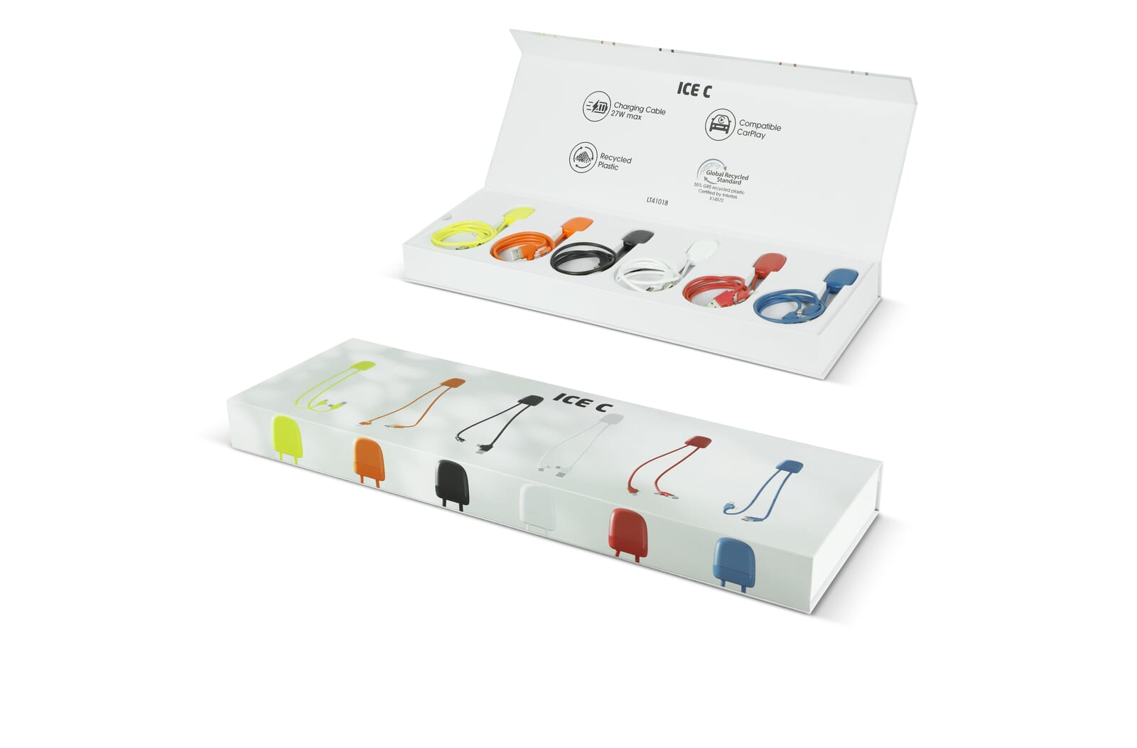 Xoopar Ice-C GRS Charging cable Presentatiedoos bedrukken met logo