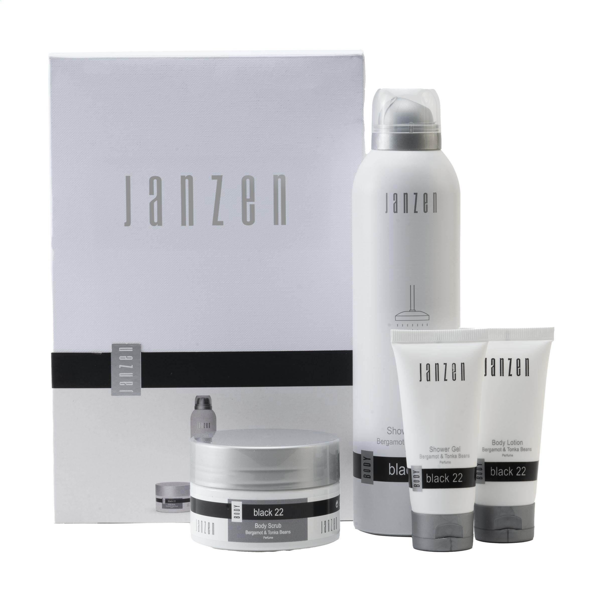 Janzen Gift Set S Body Black 22 bedrukken met logo