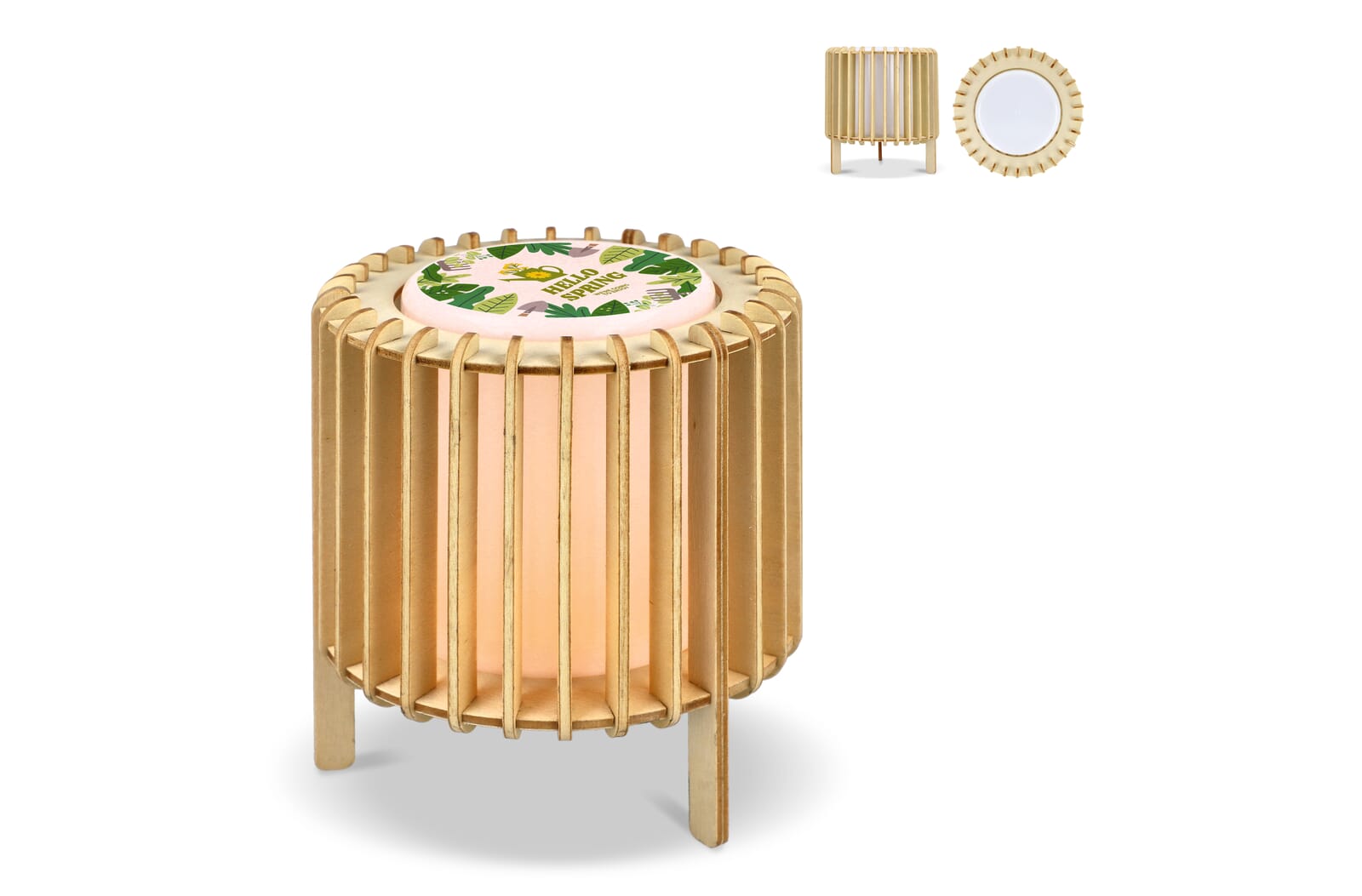 Coollux LED Lamp Lamella Luna bedrukken met logo