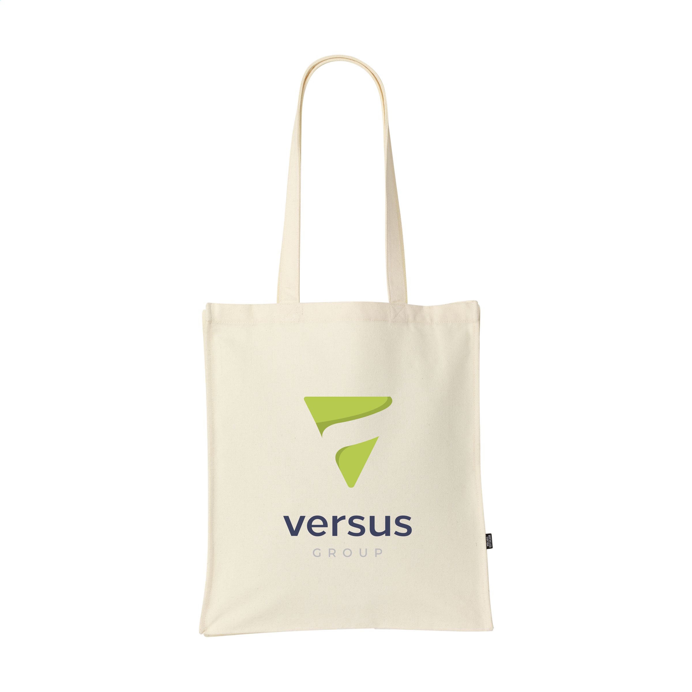 Solid Bag GRS Recycled Canvas (340 g/m²) tas bedrukken met logo
