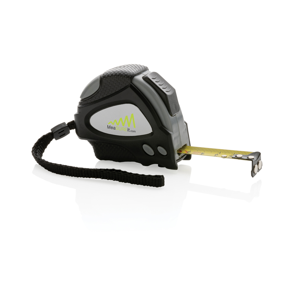 RCS Gerecycled Plastic Autostop Rolmaat 3m/16mm bedrukken met logo