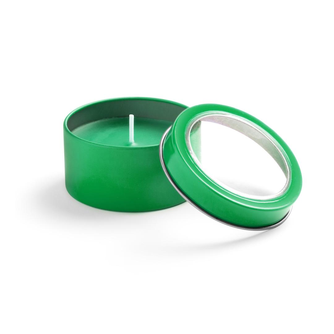 CandleTin kaars bedrukken met logo