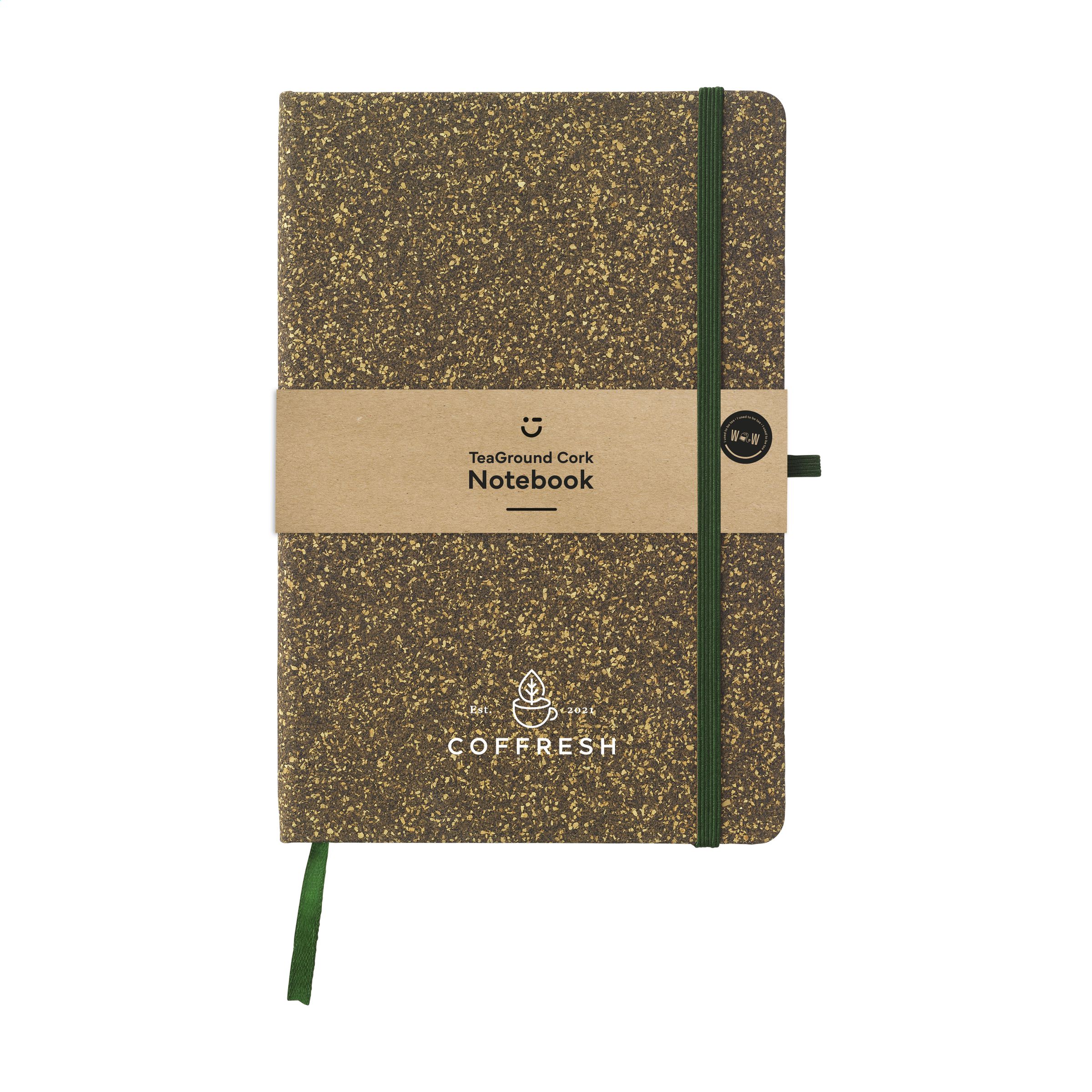 TeaGround Cork Notebook A5 notitieboek bedrukken met logo