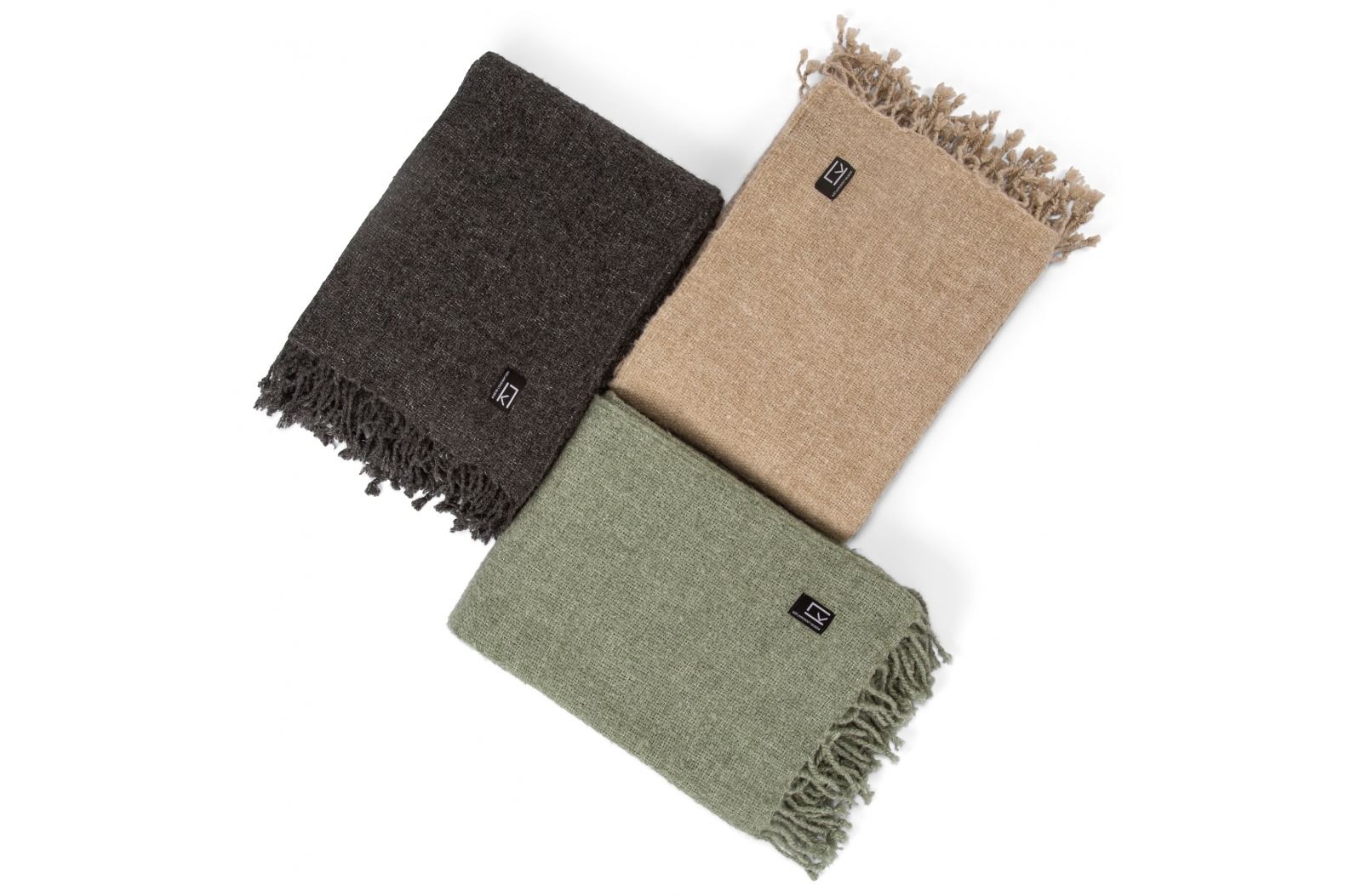 Kosta Linnewafveri Sjövallen deken 130x170 cm bedrukken met logo