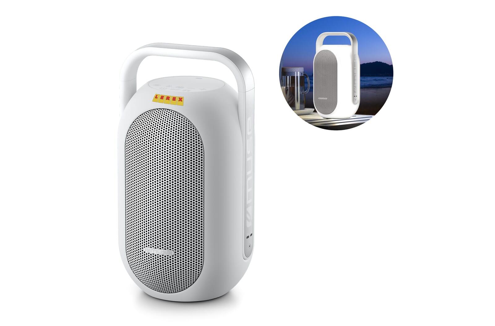 ML-625|Muse Ambient Light Bluetooth Speaker in/outdoor bedrukken met logo