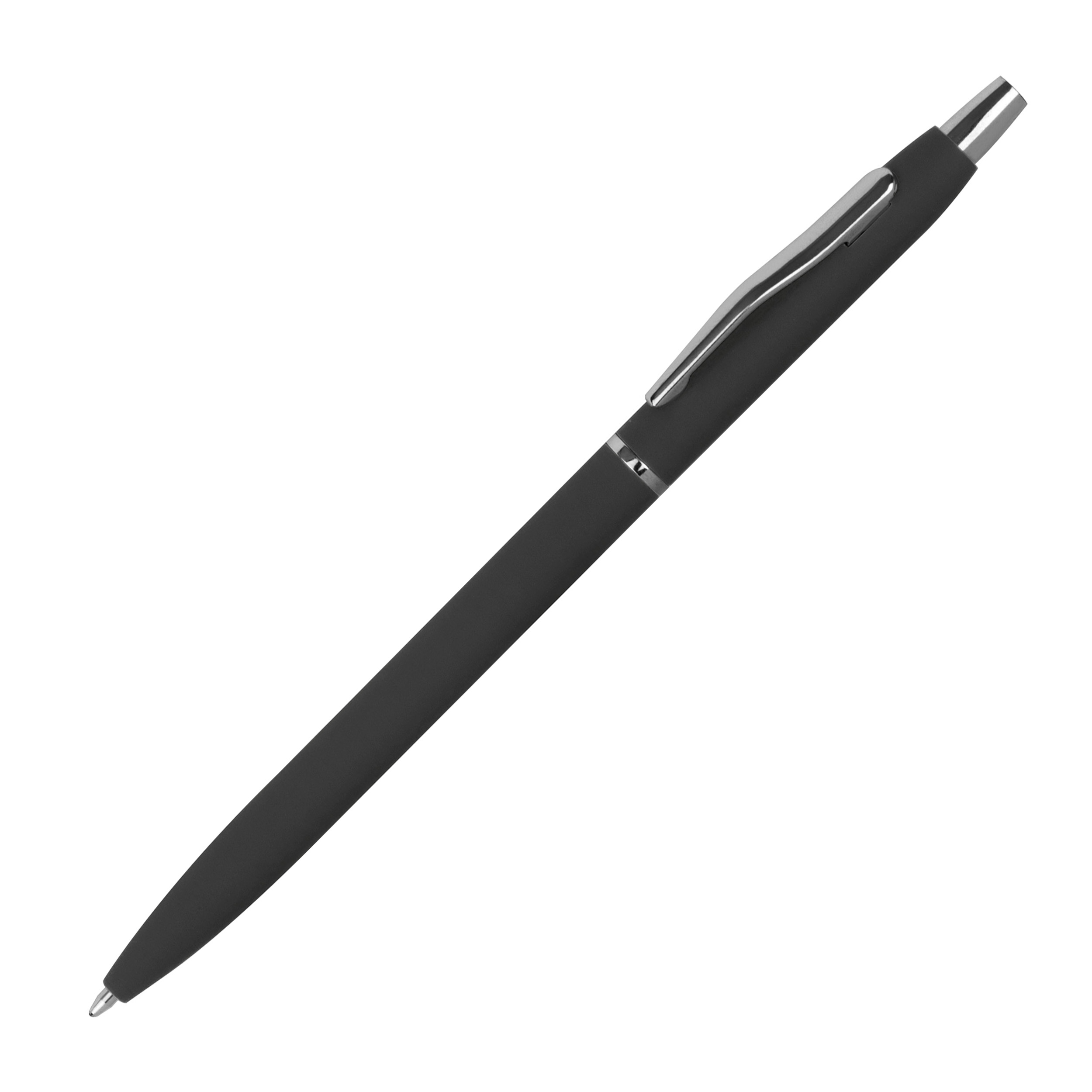 Slanke rubbercoated pen bedrukken met logo