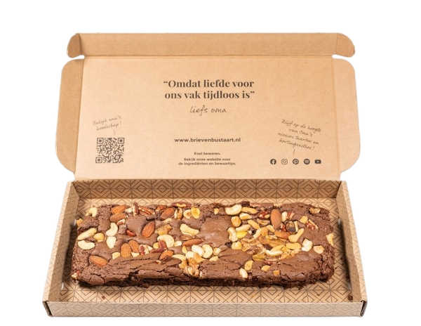 Brievenbus Brownie Deluxe bedrukken met logo