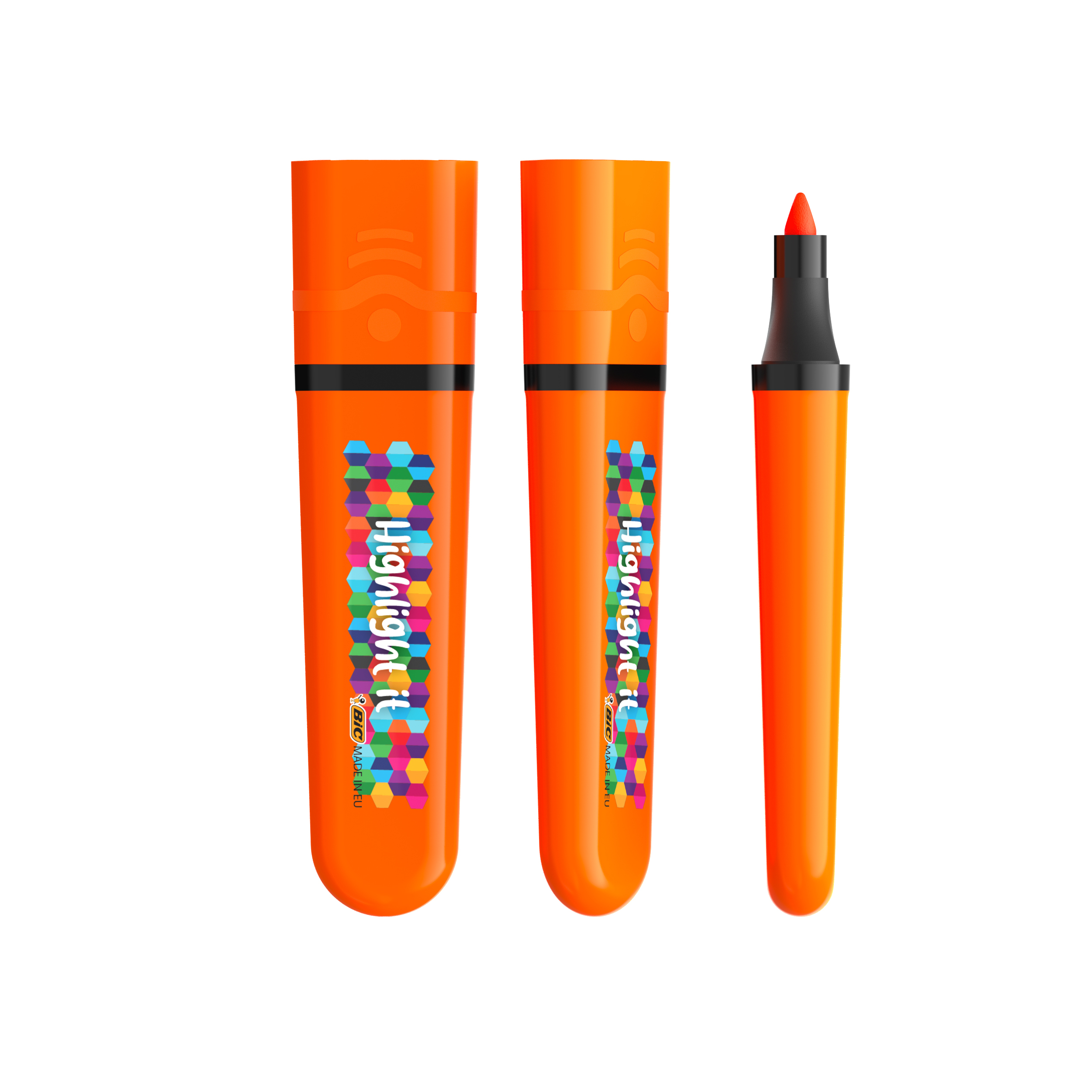 BIC® Highlighter Flat bedrukken met logo