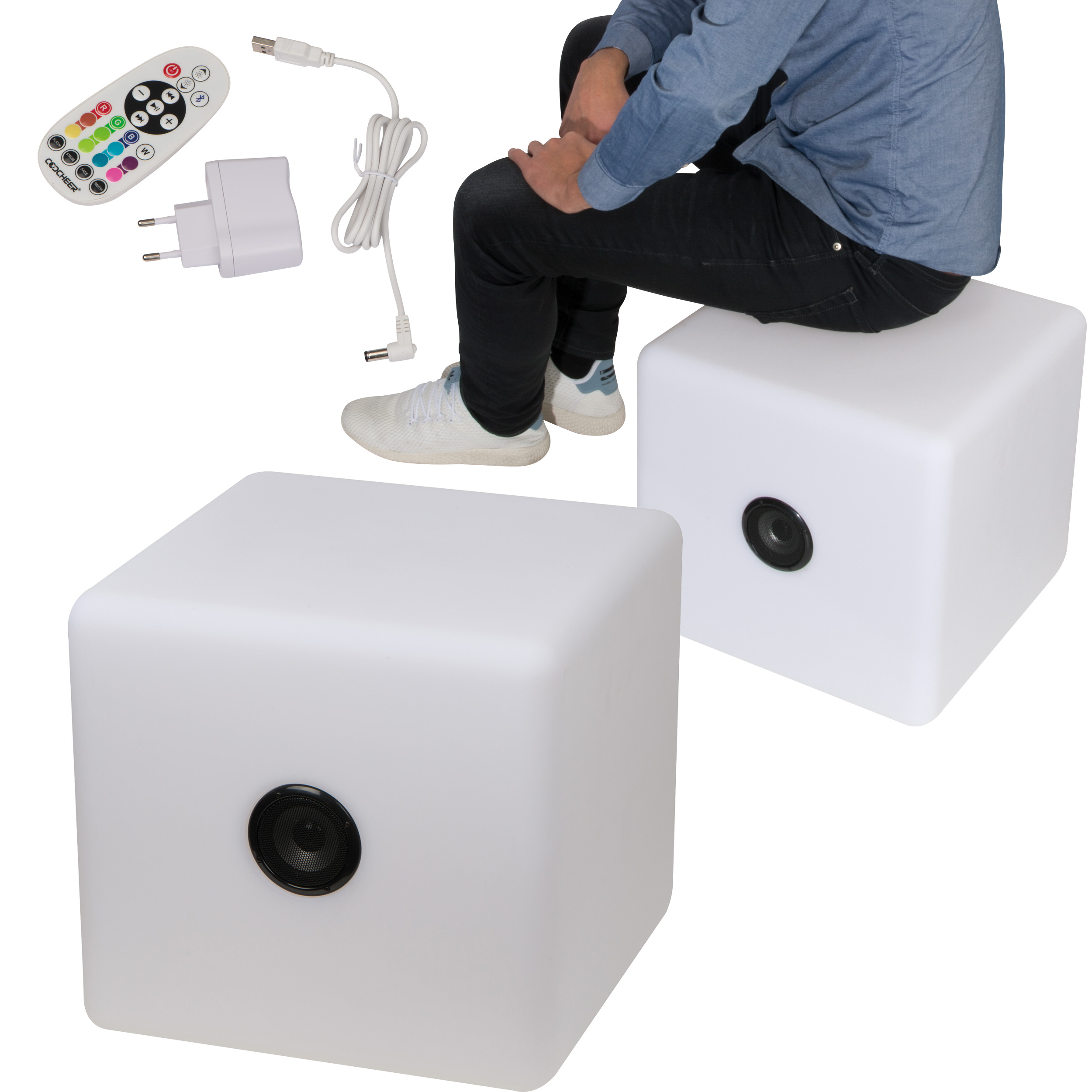 Lumina LED Luidspreker bedrukken met logo