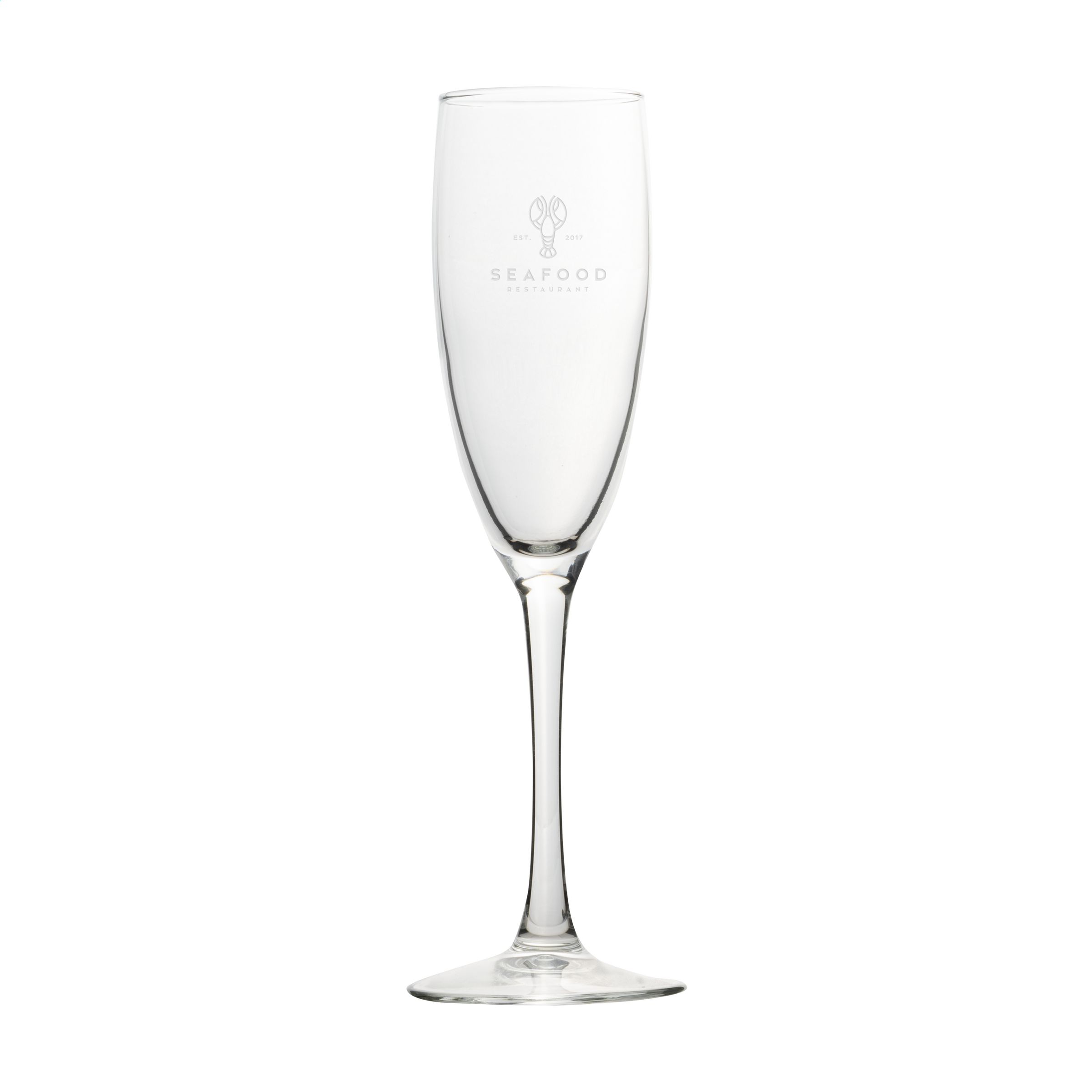 Wales Champagneglas (190 ml) bedrukken met logo