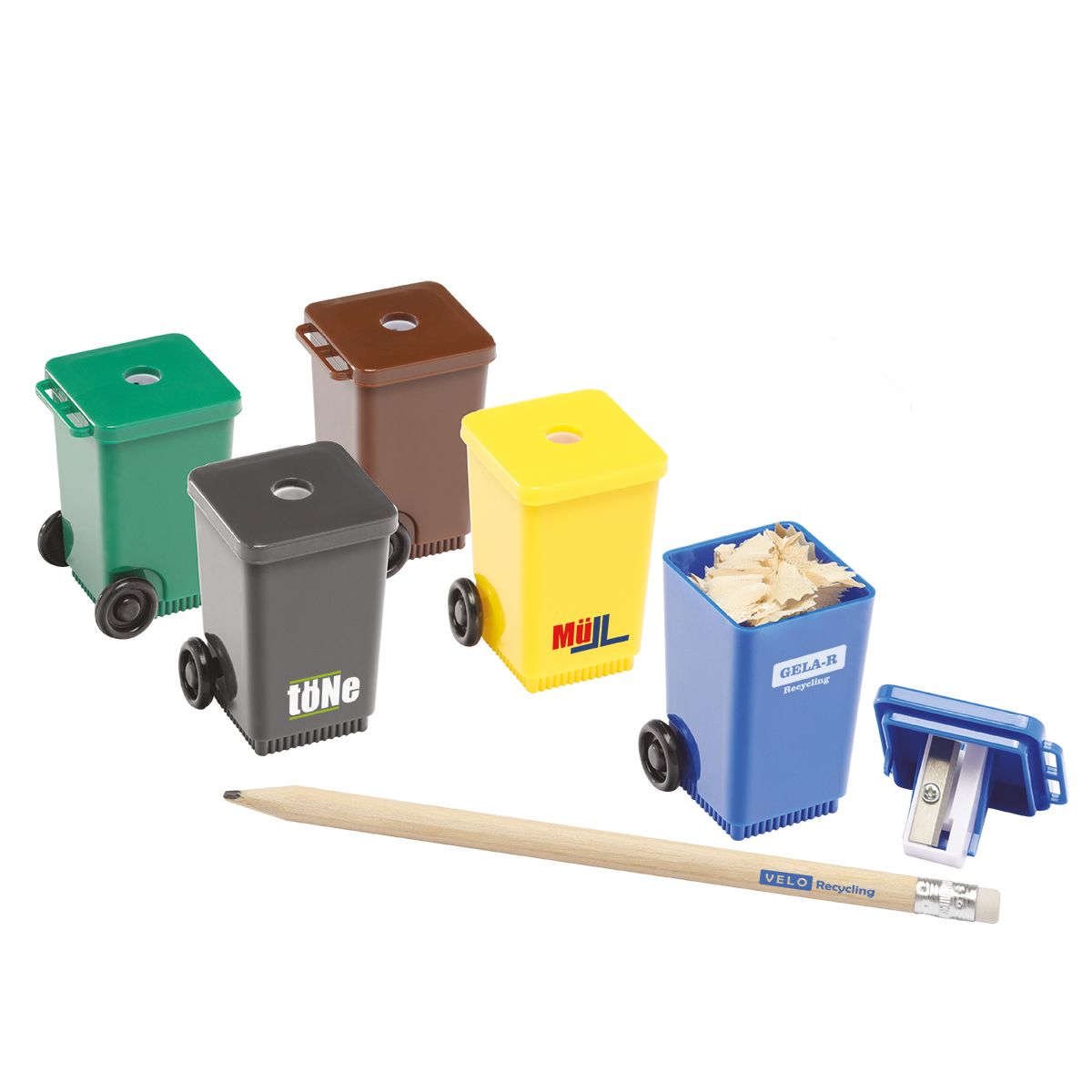 Sharpener "Trash can" bedrukken met logo